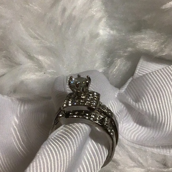 Very Beautiful Ring High Quality Silver Ring Multiple Sizes To Choose From 2pcs - Picture 2 of 6